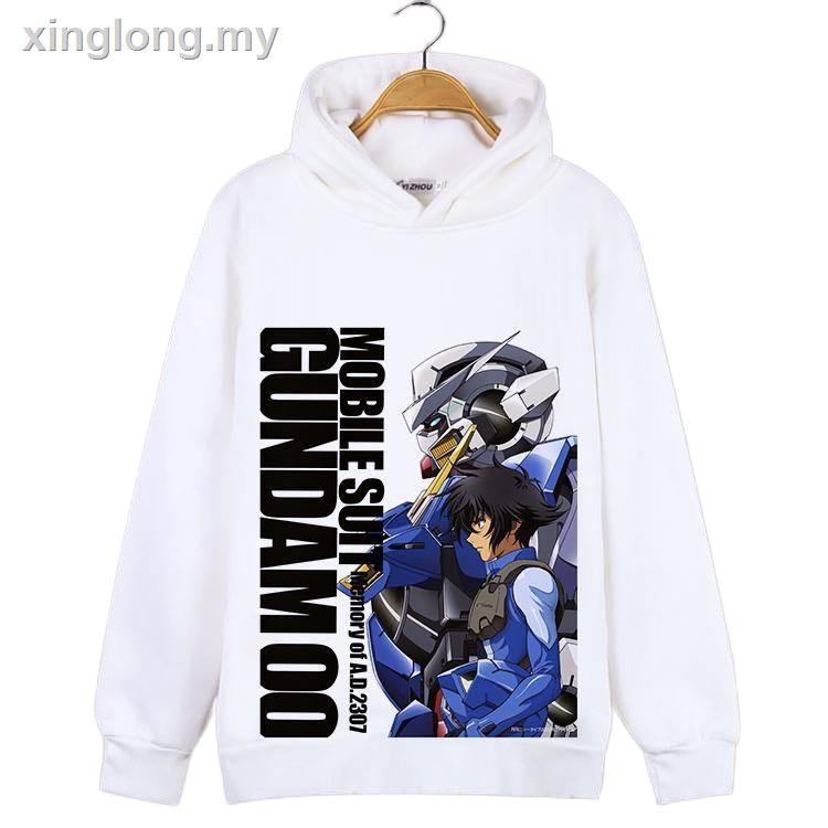 Gundam Áo Hoodie Lót Nhung Họa Tiết Anime Độc Đáo Thời Trang Mùa Đông