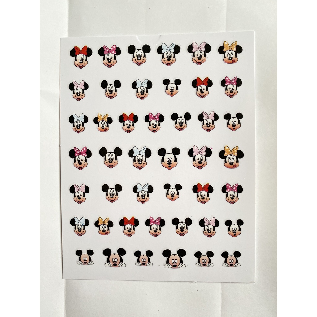 Sticker dán móng tay mickey đủ mẫu siêu hot