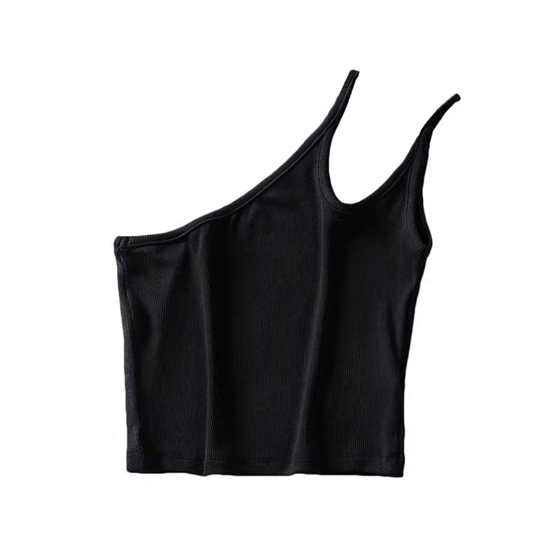 ÁO 2 DÂY CROTOP LỆCH CÁ TÍNH