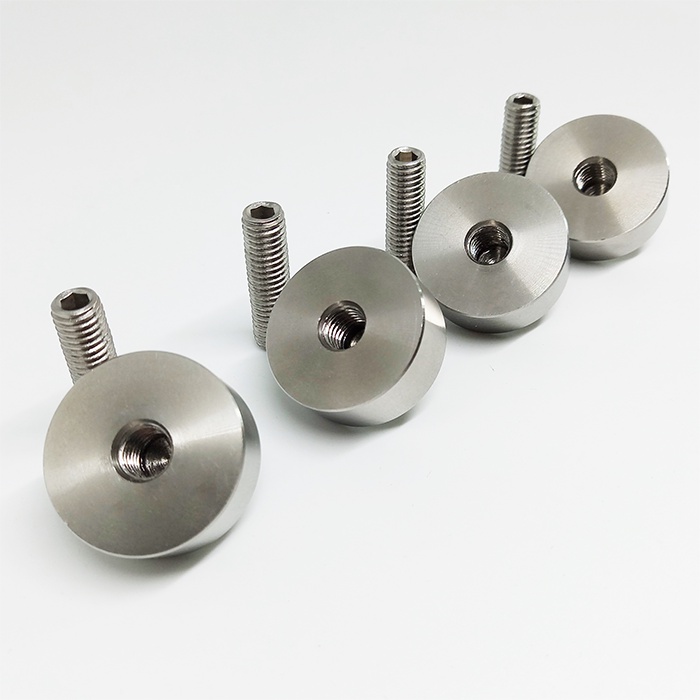 Chân inox 304 thay thế trang trí chân loa âm ly mã sp I3.0