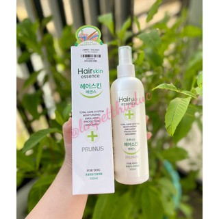 Tinh chất xịt dưỡng da & lông chó mèo prunus hair skin essence 300ml