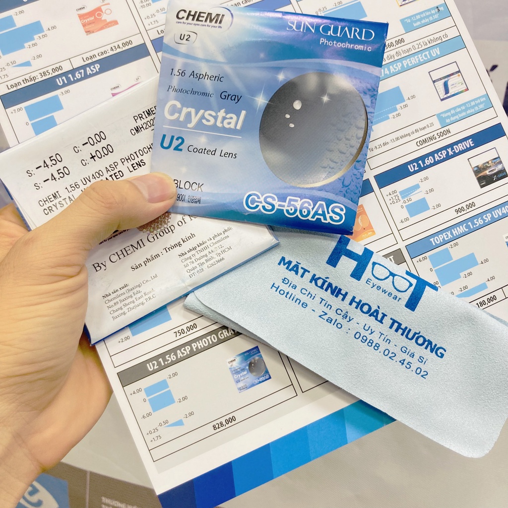 TRÒNG KÍNH ĐỔI MÀU CHEMI