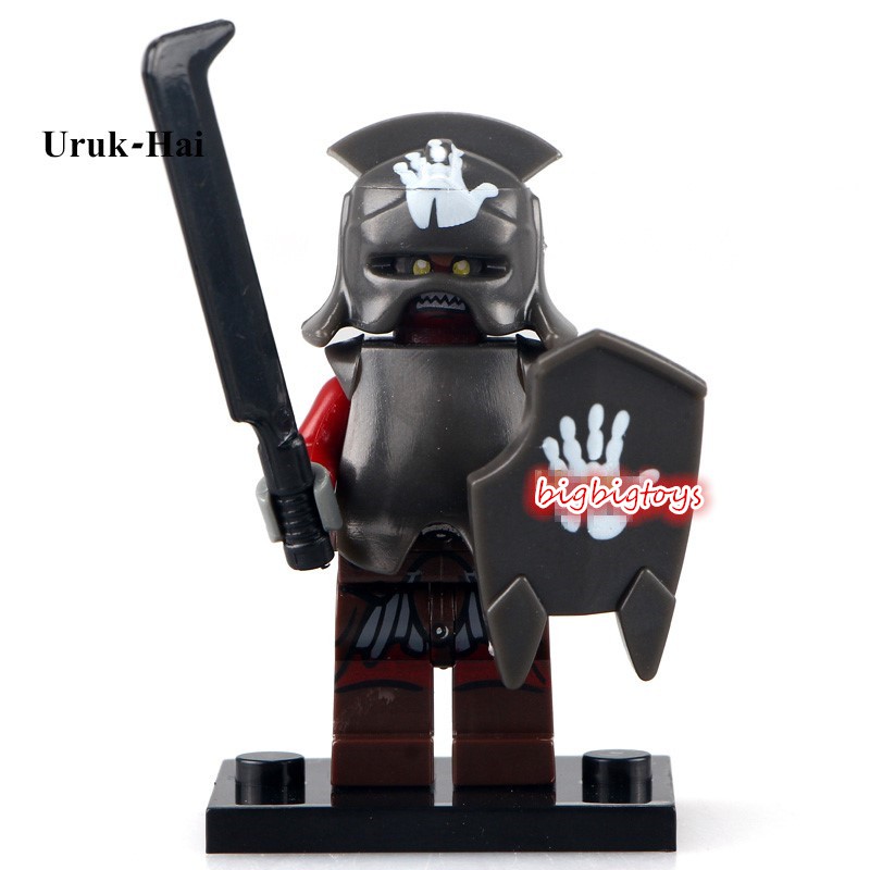 26pcs/set Uruk-Hai The Lord Of The Rings Soldier Square Building Blocks Compatible For Kids Toys