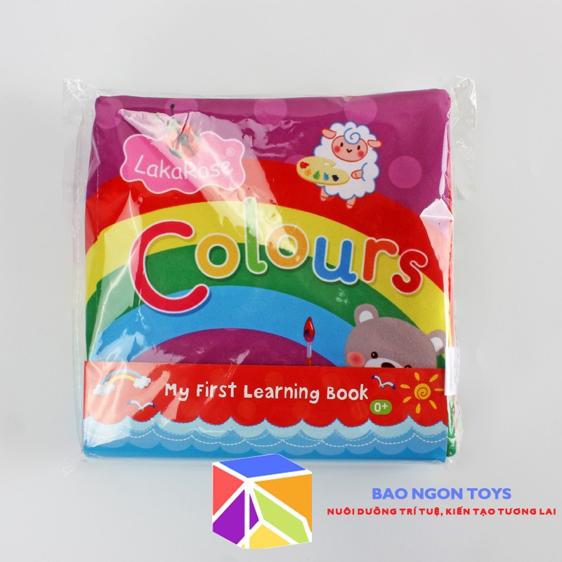 SÁCH VẢI TIẾNG ANH LAKAROSE NHIỀU CHỦ ĐỀ - QUYỂN TỪ ĐIỂN ĐẦU TIÊN CHO BÉ - BAO NGON TOYS