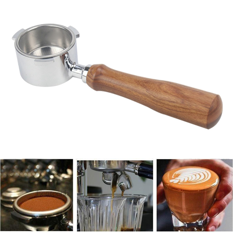 Máy Pha Cà Phê Delonghi 51mm Không Đáy Bằng Nhựa Màu Đen Fenteer1