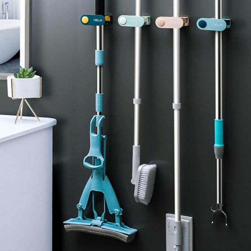 PVN51106 Giá đỡ cây lau nhà gắn tường tiện dụng cho nhà bếp/ nhà tắm Giá Rẻ