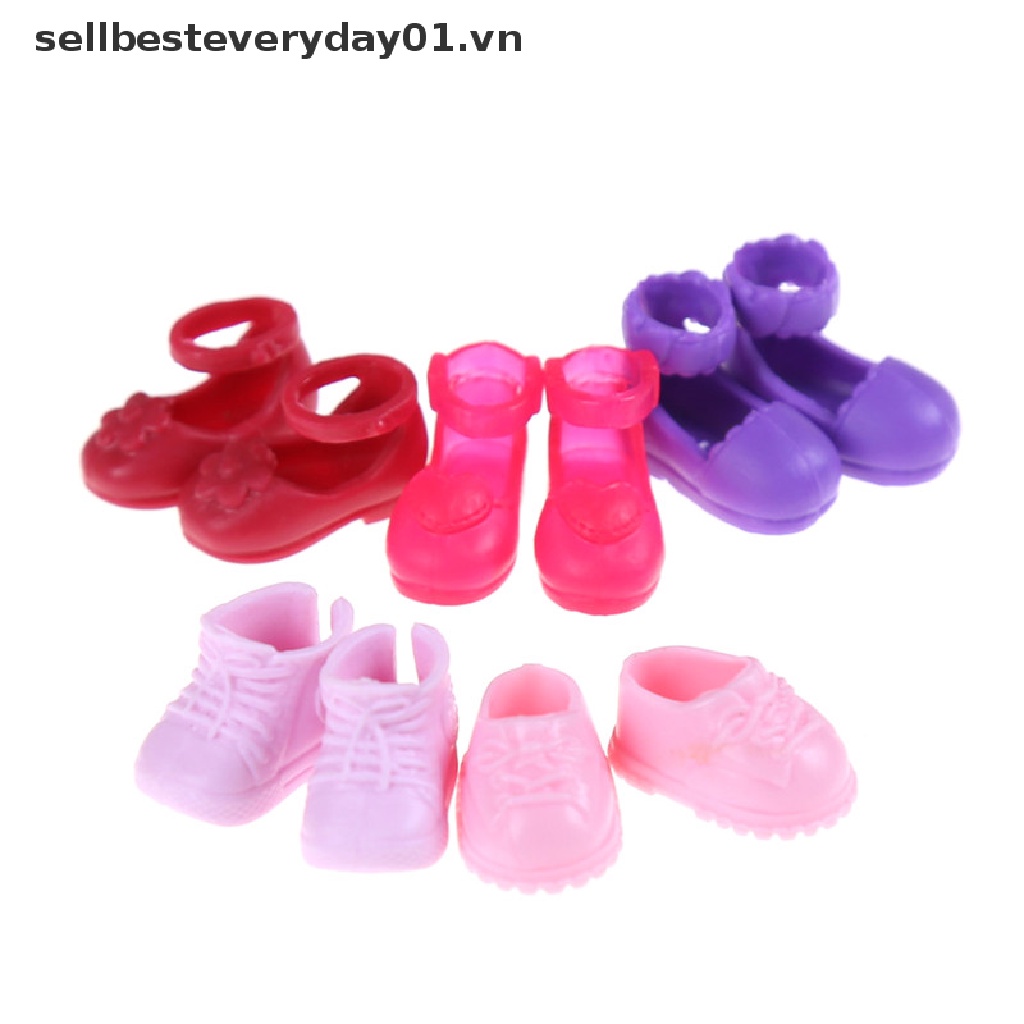 Set 5 Đôi Giày Thời Trang Cho Búp Bê Set 5 Đôi Giày Thời Trang Cho Búp Bê Set 5 Đôi Giày Thời Trang Cho Búp Bê