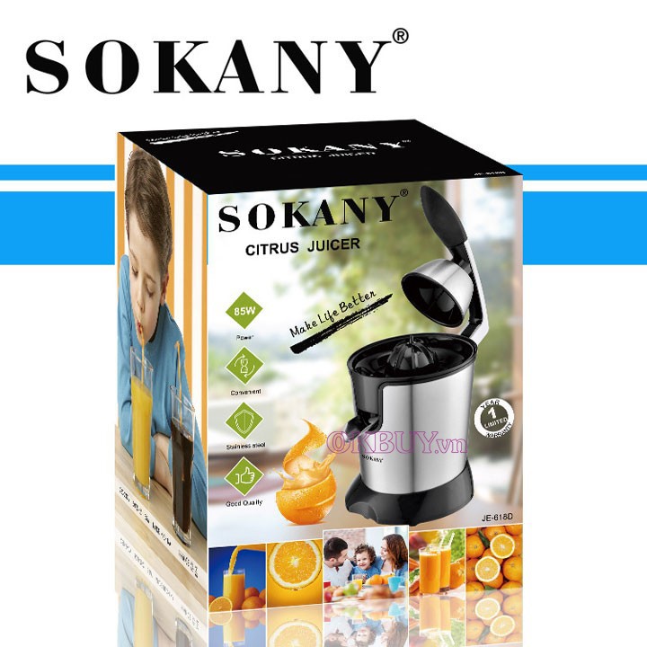 Máy vắt cam Sokany