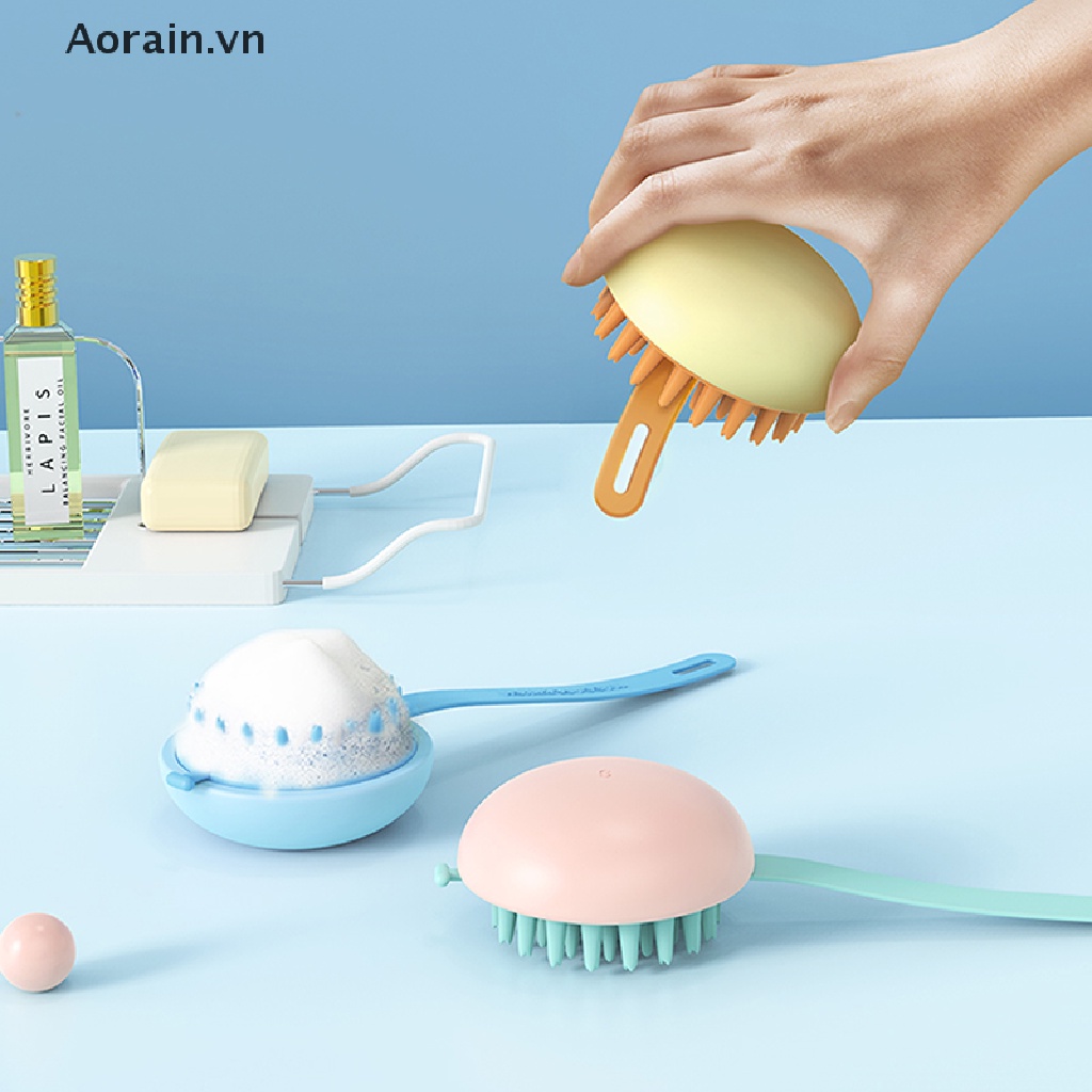 Lược silicone Mát Xa Da Đầu Tiện Dụng