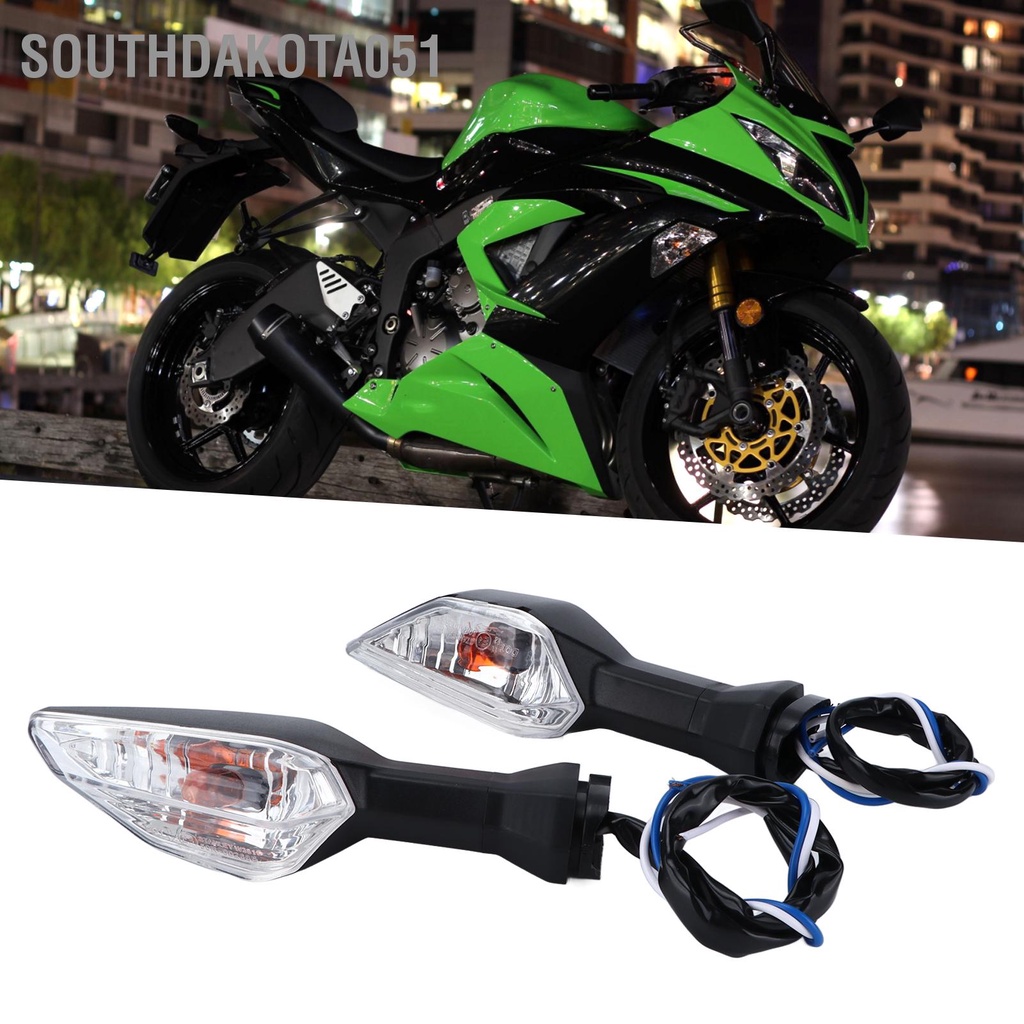 [Hàng Sẵn] Đèn Xi Nhan xe máy Ánh sáng vàng cho KAWASAKI NINJA 250 300 400 650 1000 2018‑2020 12V【Southdakota051】