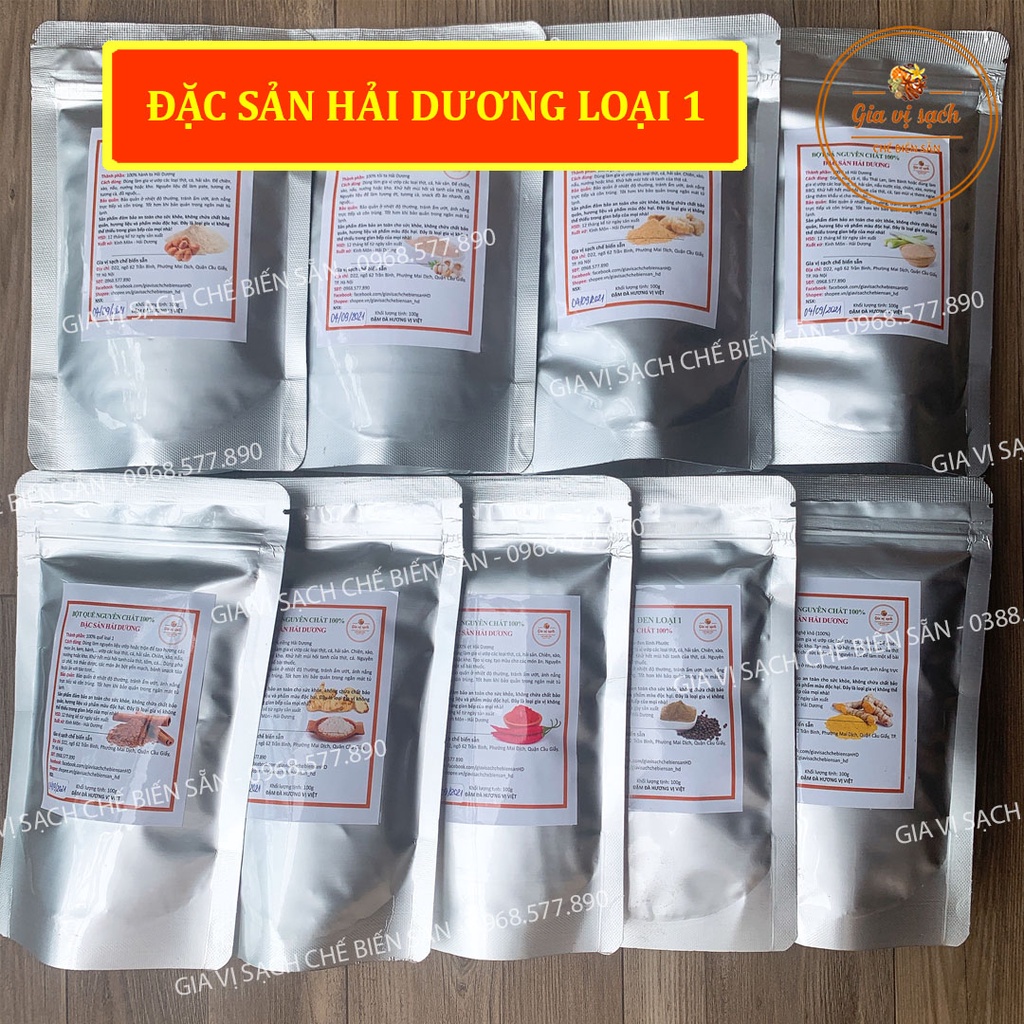 Bột tỏi ta LOẠI 1 gói 100g - 250g || Gia vị sạch chế biến sẵn