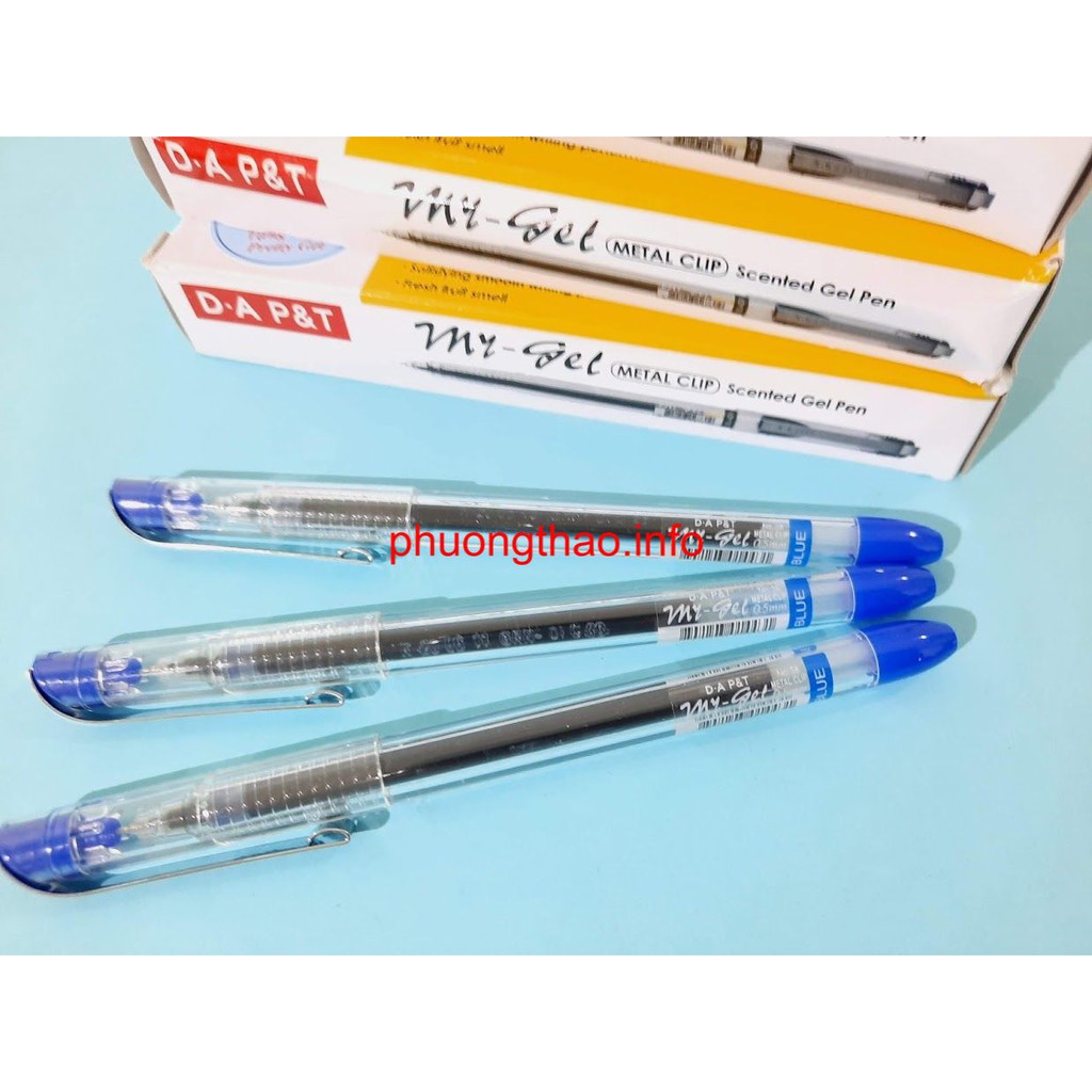 Bút hàn quốc My Gel Đông A xanh.(Mua 1 hộp tặng thêm 2 cái)