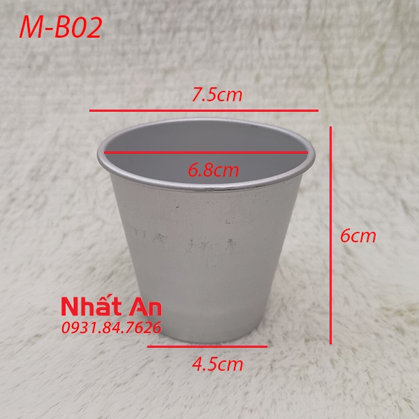KHUÔN NHÔM TRÒN CUPCAKE/ PUDDING M-B02