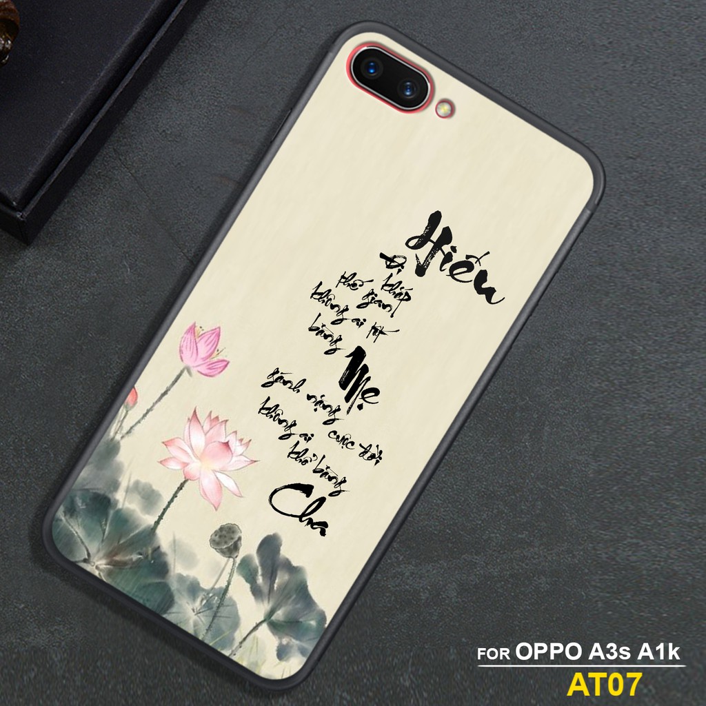 Ốp lưng OPPO IN HÌNH CHỮ THƯ PHÁP dành cho máy OPPO A3S-A1K