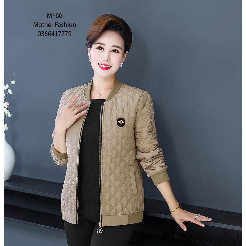 Áo phao nữ trung niên, Áo khoác phao cho mẹ MF66