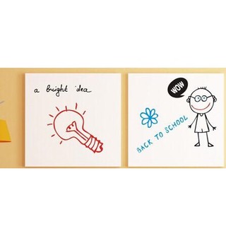 Decal bảng viết trắng