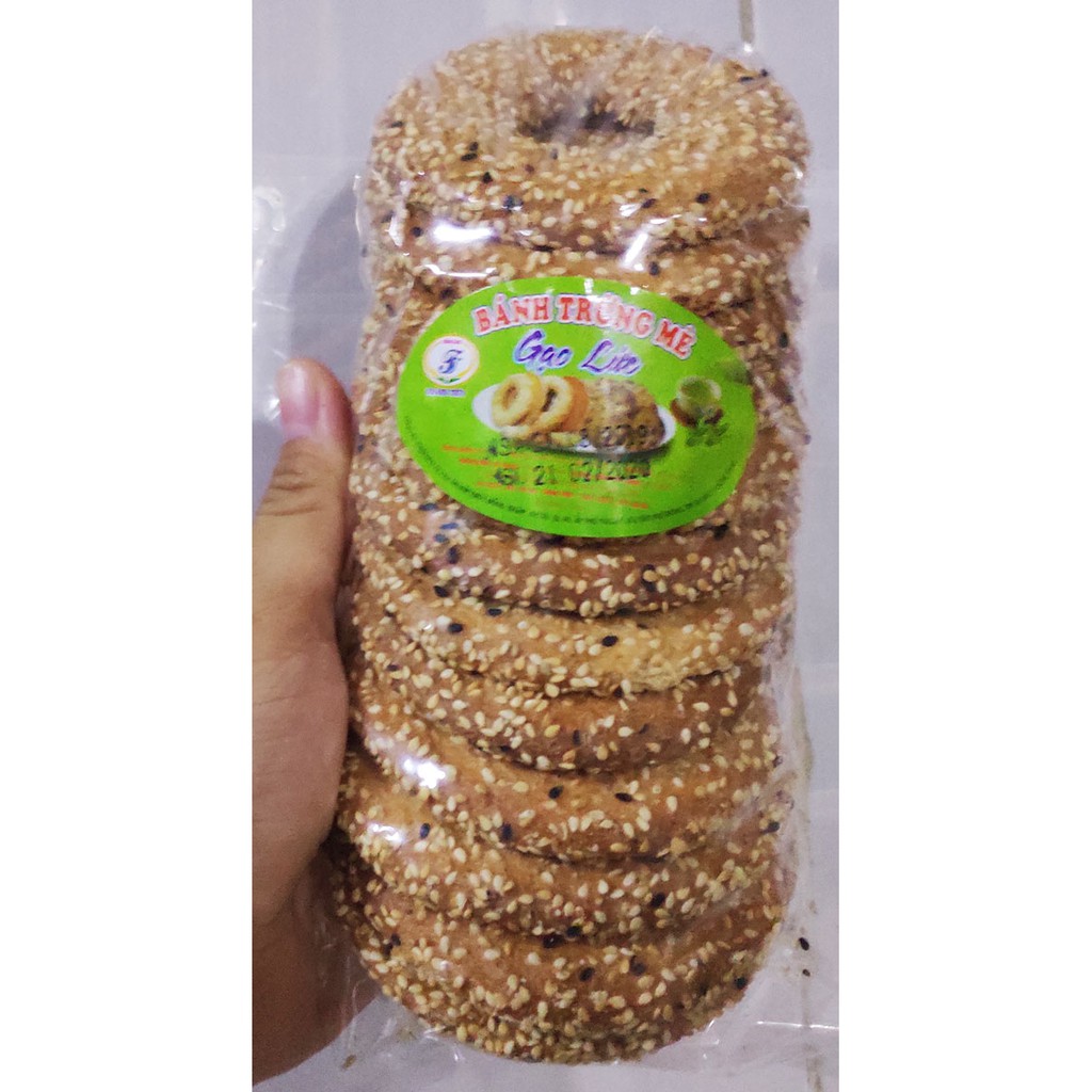 Bánh Trứng Mè Gạo Lứt (12 Cái)