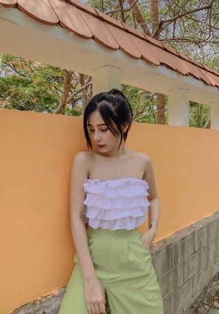Áo croptop đan lưng