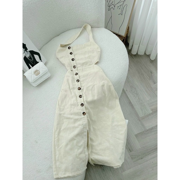 ĐẦM MIDI 2S BẢN TO KHOÉT EO XẺ TÀ