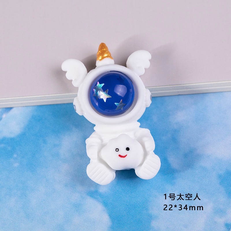 Miếng Dán Trang Trí Hình Phi Hành Gia Hoạt Hình 3D Chất Lượng Cao