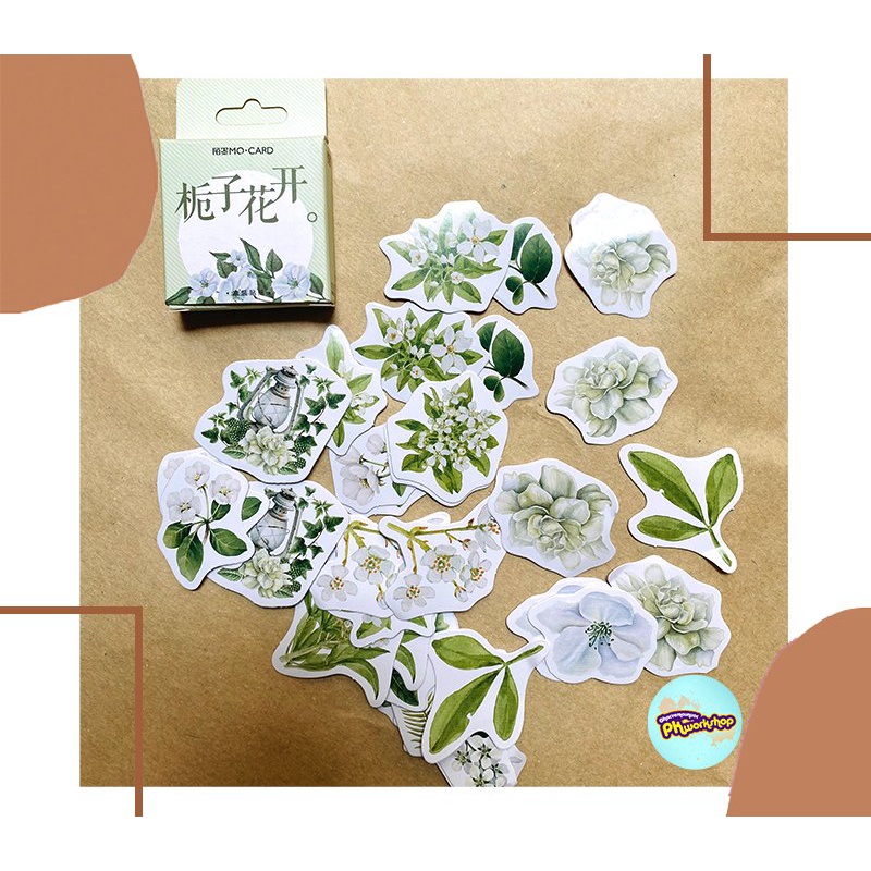 Sticker, nhãn dán, decal trang trí sổ, thiệp vintage