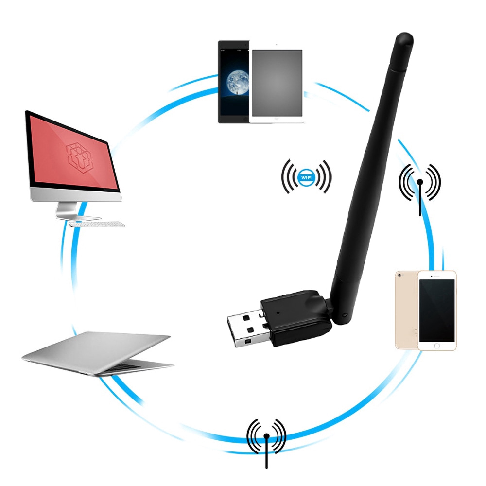 USB 2.0 phát Wifi Không Dây 150mbps 802.11 B / G / N Lan | BigBuy360 - bigbuy360.vn