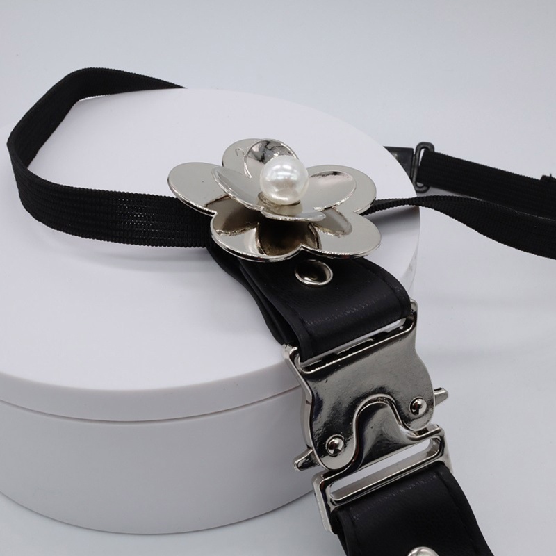 XIXI Cà Vạt Giả Da Đính Nơ Thời Trang Nữ Tính