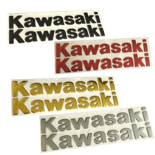 Tem chữ nổi kawasaki dán trang trí xe 18*2.5cm sm