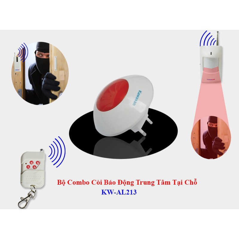 COMBO CÒI BÁO ĐỘNG TRUNG TÂM TẠI CHỖ KW-AL213