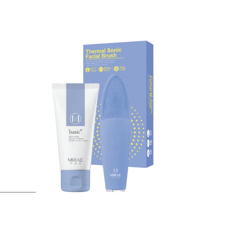 Máy Rửa Mặt MIRAE - Chính Hãng Bảo Hành 1 Năm - MIRAE THERMAL SONIC FACIAL BRUSH - NEW HOT 2021