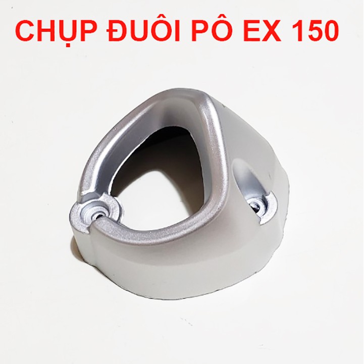 BỘ ỐP PÔ VÀ ĐUÔI PÔ EXCITER 150 KIỂU ZIN BẠC | ĐEN MỜ KHÔNG TEM