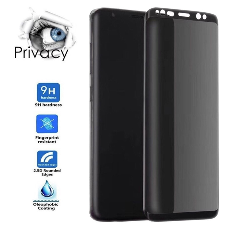 1 Kính Cường Lực 3d Chống Nhìn Trộm Bảo Vệ Màn Hình Cho Samsung Galaxy Note 9