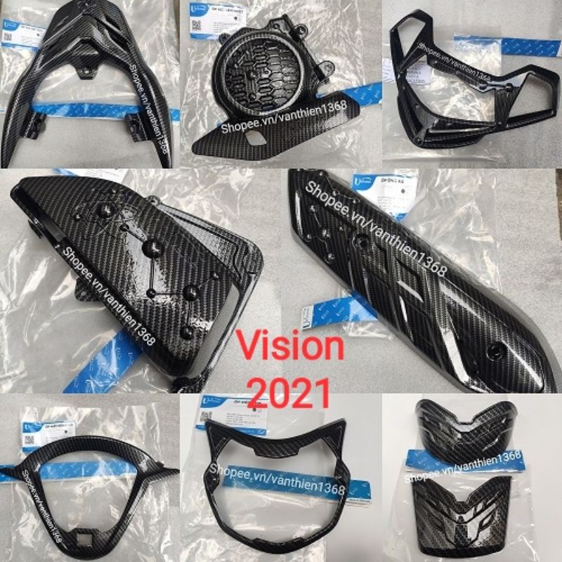 Ốp Carbon Xe VISION 2021-2022 Full Bộ Cao Cấp