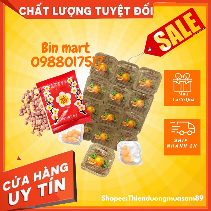 Combo 10 ô mai hoa đào và 24 C cam Thái Lan