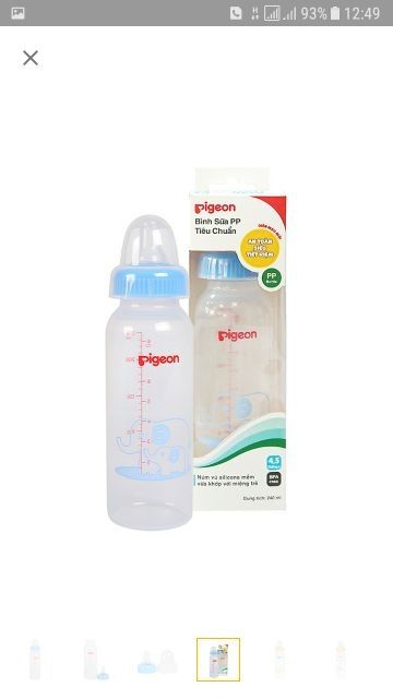 Bình sữa pigeon 120ml/ 240ml