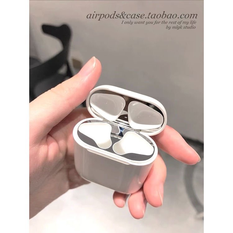 Miếng dán nam châm chống bụi, chống bẩn cho AirPods 1 2 Pro