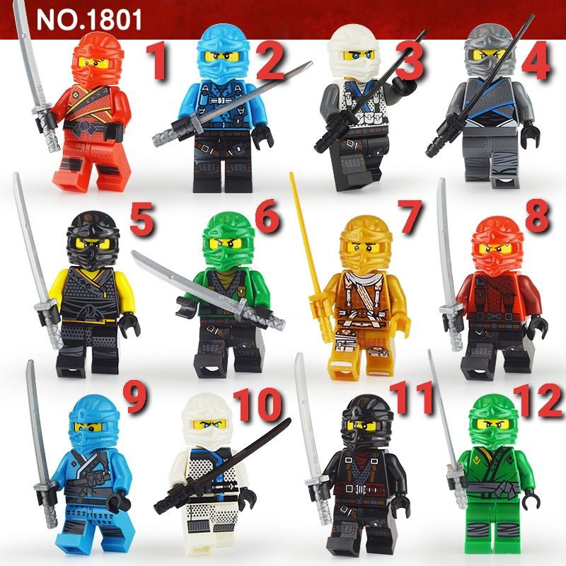 Minifugires nhân vật ninja 1801