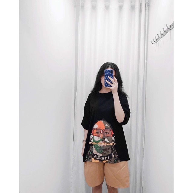 Áo thun tay lỡ DOLLA màu TRẮNG/ĐEN ❤️/Nam nữ unisex/FREESHIP 50K ❤️