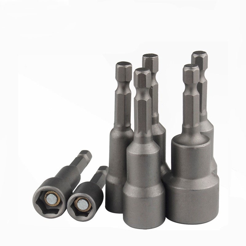 Bộ 14 Đầu Chụp Bulong Bắn Vít Lục Giác Có Nam Châm Dài 65mm các kích cơ từ 6-19 | Mezoha