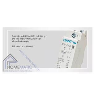 KHỞI ĐỘNG TỪ 1 PHA CHINT NCH8 25A [Giá tốt]