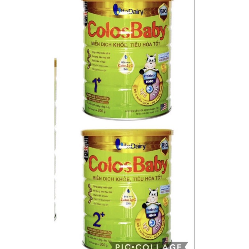 Sữa ColosBaby BIO 800g (1+,2+)