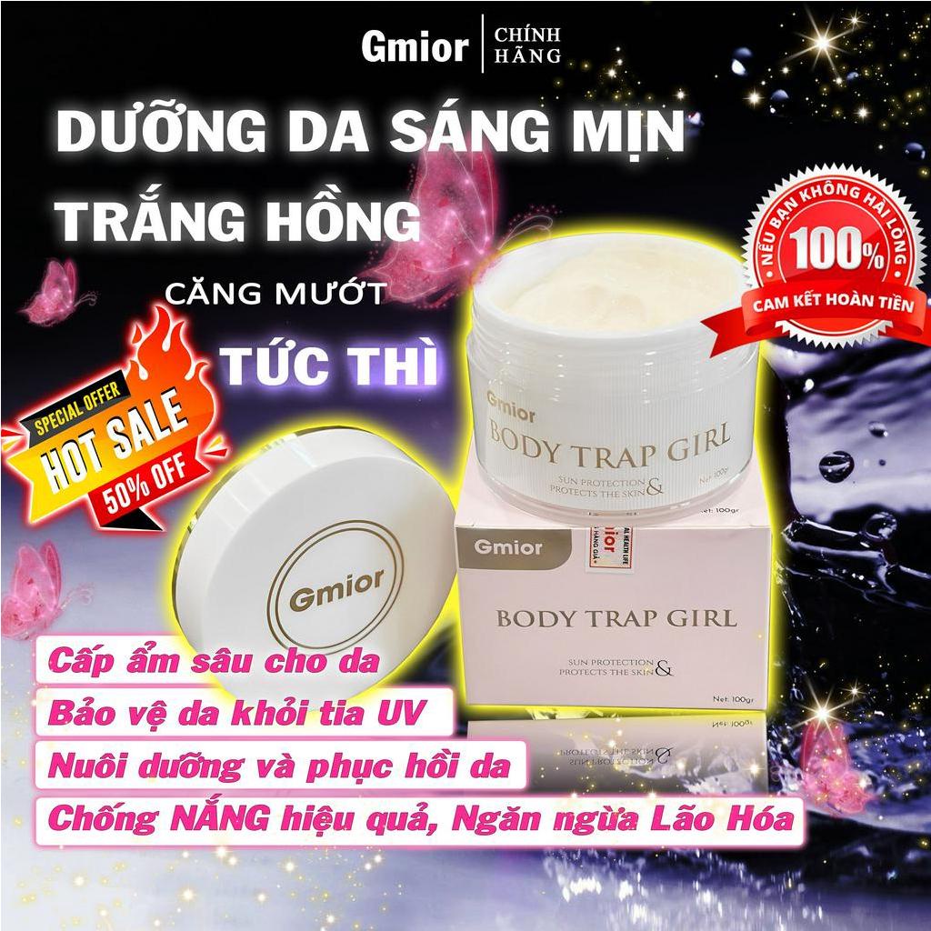 ✅  Kem Body Dưỡng Trắng Toàn Thân Trap Girl chứa Collagen Thủy Phân Dưỡng Trắng Sáng Da 100g
