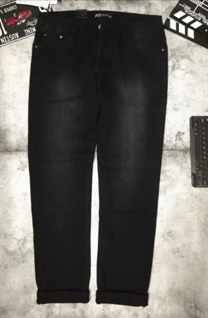 [bigsize <130kg] quần jean nam big size thời trang màu đen bạc | BigBuy360 - bigbuy360.vn