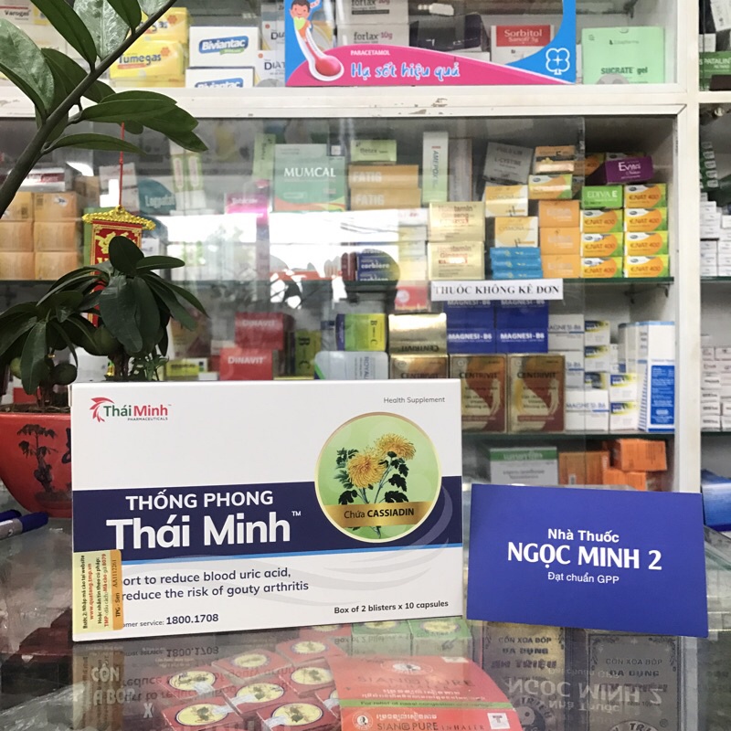 ✅ [Chính Hãng] Thống Phong Thái Minh Hỗ trợ làm giảm acid uric máu, giúp giảm nguy cơ viêm khớp do gout.