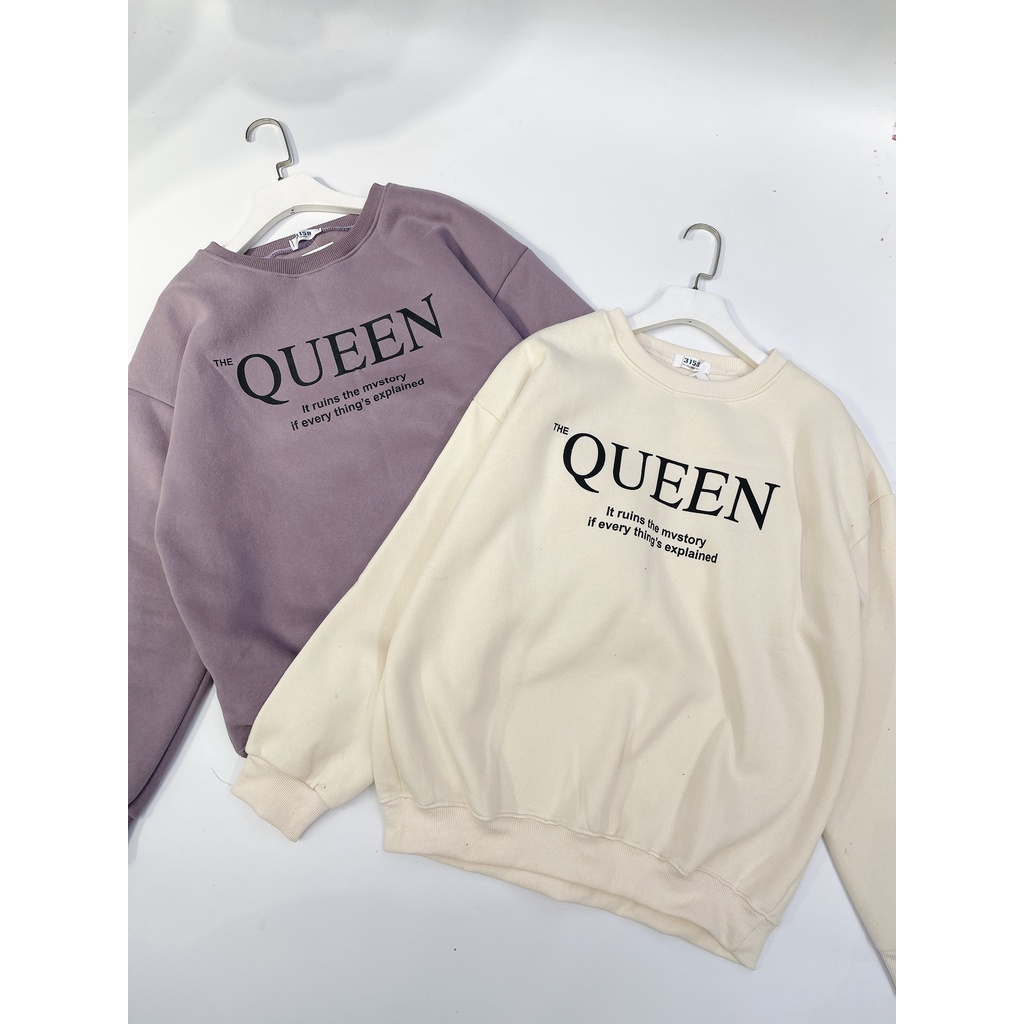 [Mã SKAMLTSM11 giảm 10% đơn 99K] Áo nỉ bông ép Oversize in chữ dáng rộng 1518 IMES SHOP | BigBuy360 - bigbuy360.vn