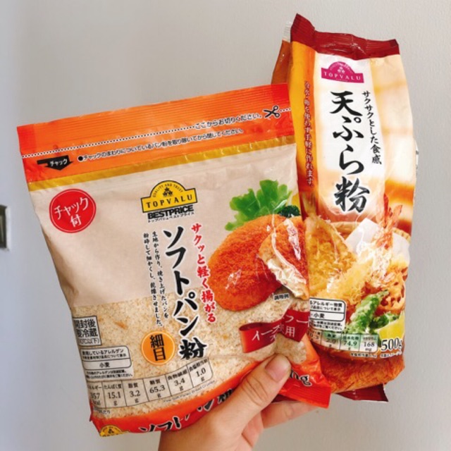 Combo bột chiên giòn và bột chiên xù cho bé