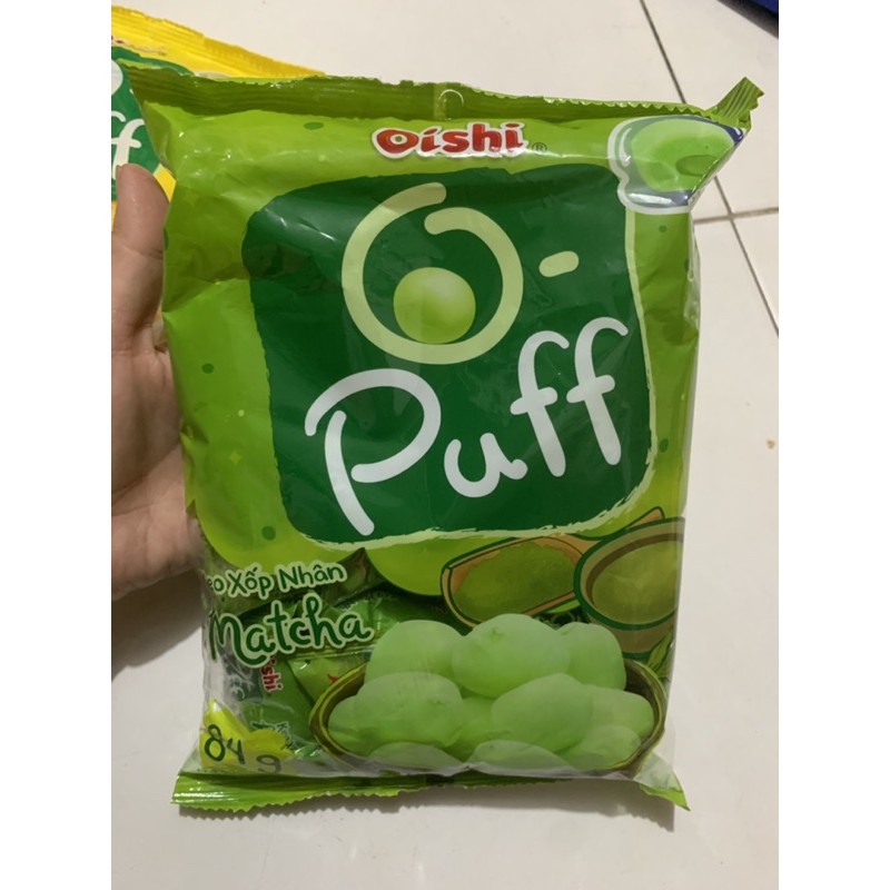 KẸO XỐP O-PUFF CÓ NHÂN ĐỦ VỊ 24 VIÊN