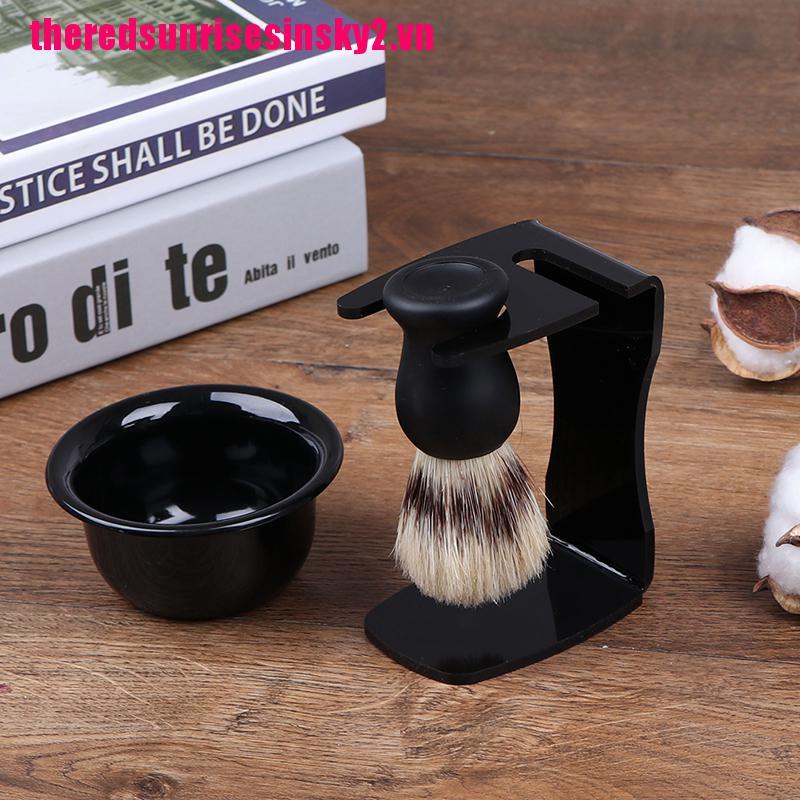 (Hàng Mới Về) Bộ Tô Đựng Xà Phòng Cạo Râu 3 Trong 1 Tiện Dụng | BigBuy360 - bigbuy360.vn