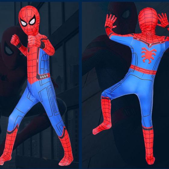 SUGE đồ Người Nhện cho bé trai Bộ trang phục hóa trang