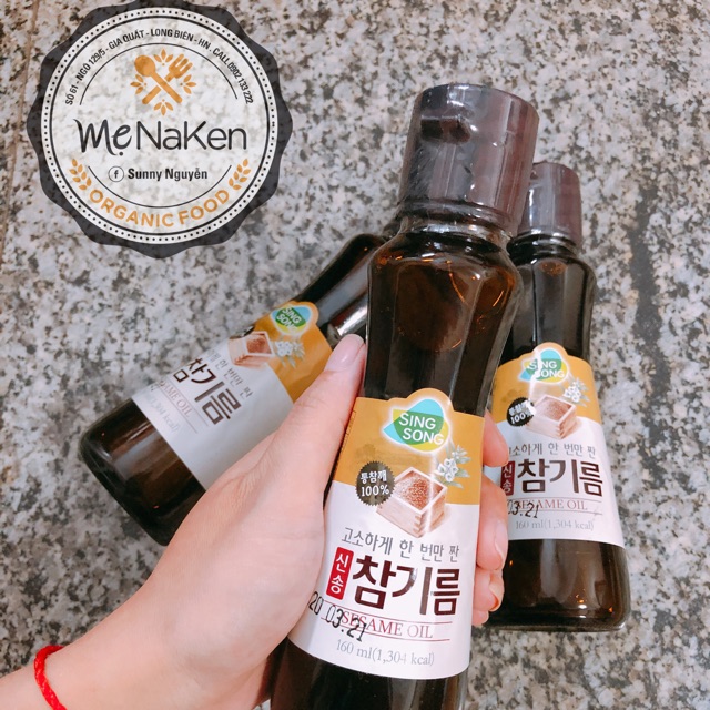 Dầu mè đen Hàn Quốc bổ xung vitamin A và sodium